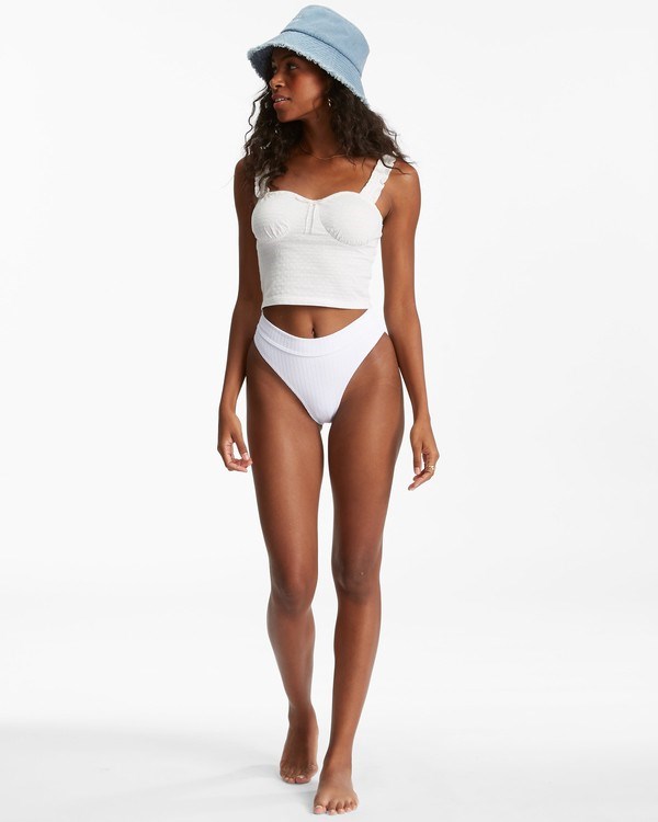 Billabong Sweet Summer Knit Tank Top Salt Crystal | XHVUAO-287