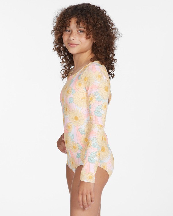 Billabong Sweet Sunset Long Sleeve Swimsuit Multi | CGBOIL-705