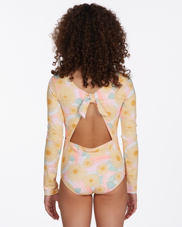 Billabong Sweet Sunset Long Sleeve Swimsuit Multi | CGBOIL-705