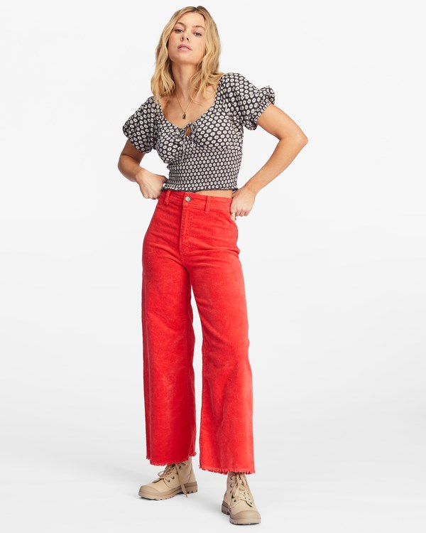 Billabong Sweet Sunset Printed Knit Top Černé | HANZVL-853