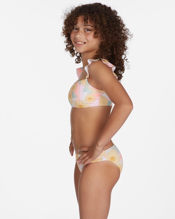 Billabong Sweet Sunset Ruffle Top Bikiny Set Multi | LQBZAK-076