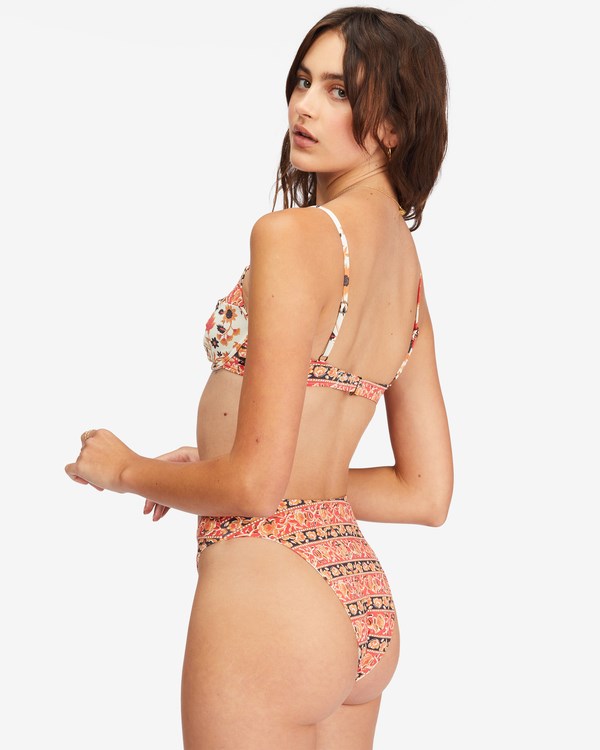 Billabong Swept Away Havana Reversible Bikiny Bottoms Multi | UNHGZA-138