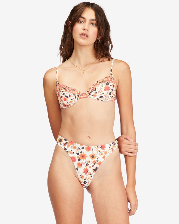 Billabong Swept Away Havana Reversible Bikiny Bottoms Multi | UNHGZA-138