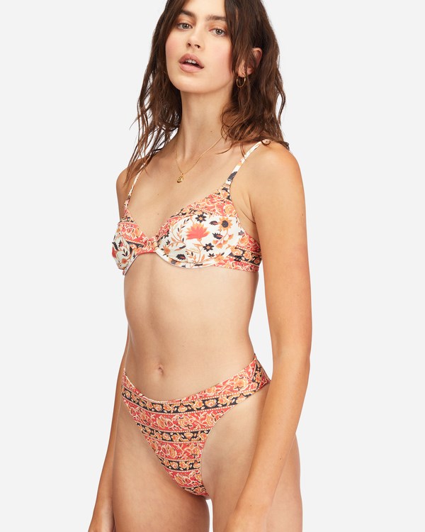 Billabong Swept Away Morgan Underwire Bikiny Top Multi | IPVMED-615