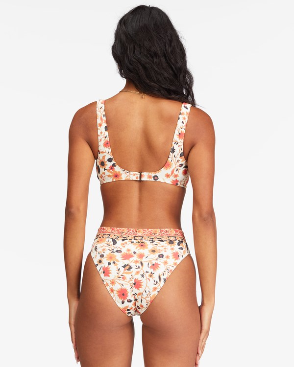Billabong Swept Away Square Neck Tank Bikiny Top Multi | HXWKQD-340