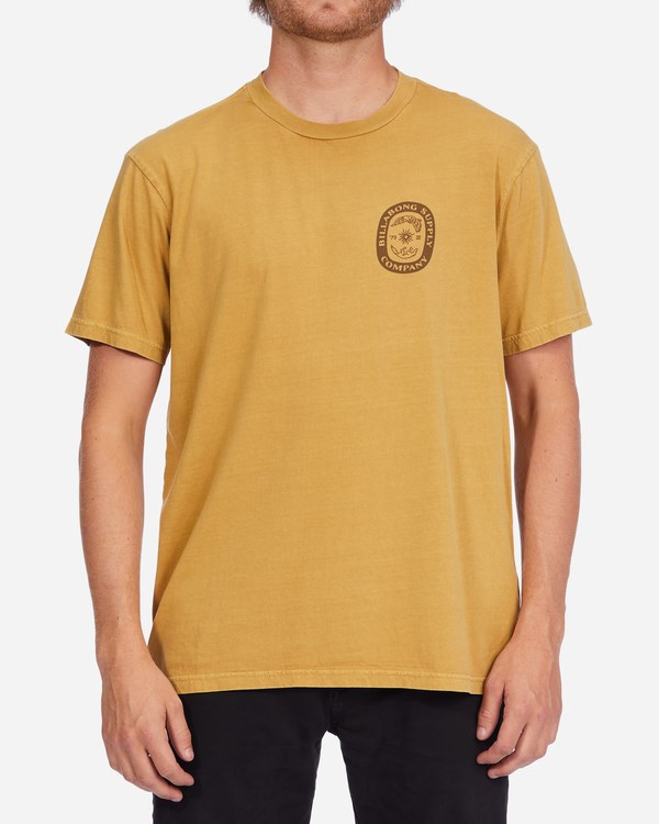 Billabong Synergy Wave Washed Krátké Sleeve T-Shirt Hořčice | EYSLOW-782