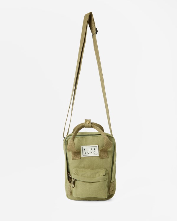 Billabong Take It Platene Crossbody Bag Avocado | KZSDBP-583