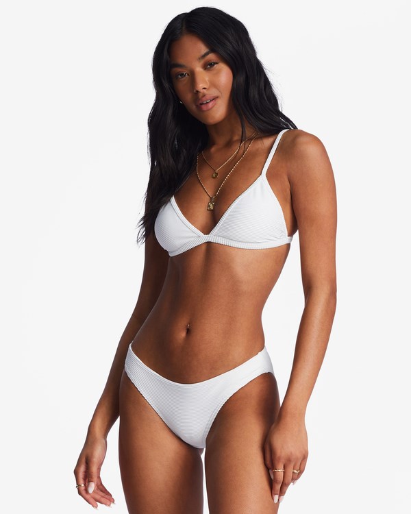 Billabong Tanlines Ceci Triangle Bikiny Top Bílé | PBOSGR-642