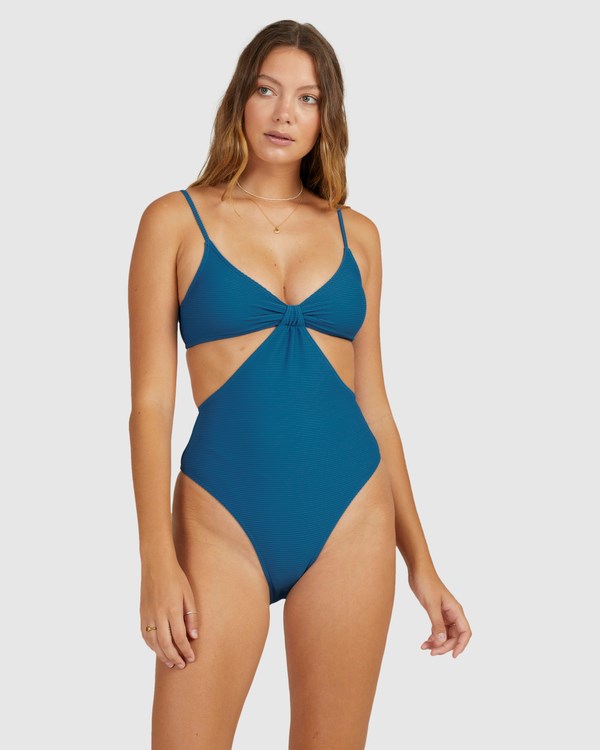 Billabong Tanlines Freya One-Piece Swimsuit Cobalt | AYVWNZ-284