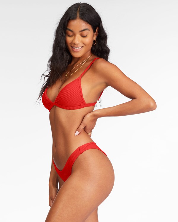Billabong Tanlines Tanga Bikiny Bottoms Hot Pepper | GBALVZ-481