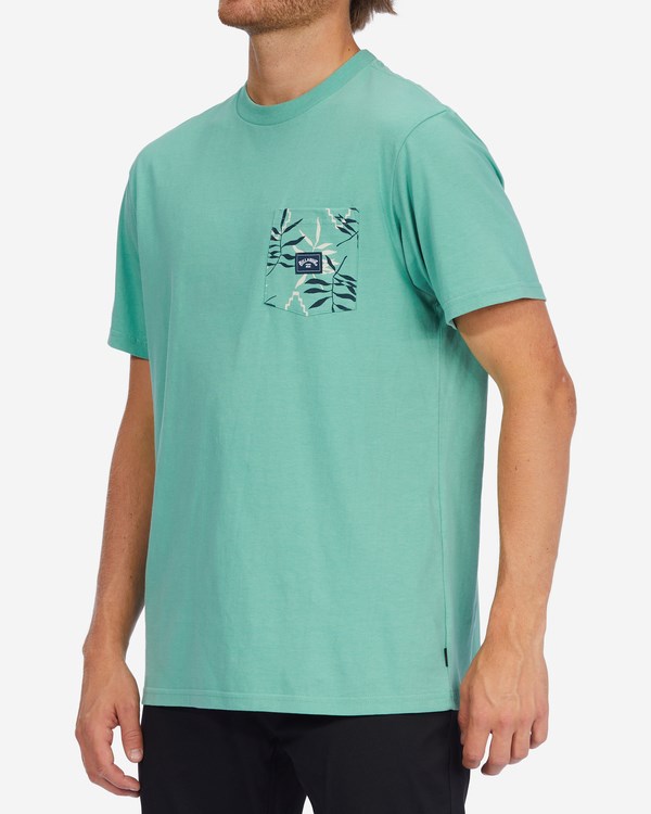 Billabong Team Pocket T-Shirt Zelene | DXARLW-813