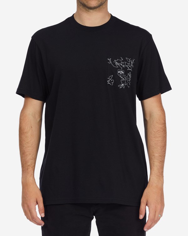 Billabong Team Pocket T-Shirt Černé | BENHKR-069