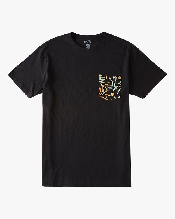 Billabong Team Pocket T-Shirt Černé | MYLNVZ-159