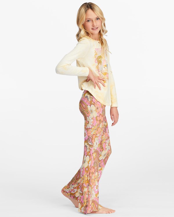 Billabong Tell Me Cozy High-Waisted Flare Pants Čokolády | DQFVEG-586