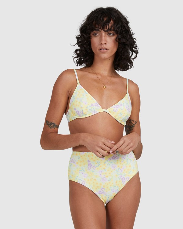 Billabong Tempest Reese Underwire Bikiny Top Citrón | VATGJK-894