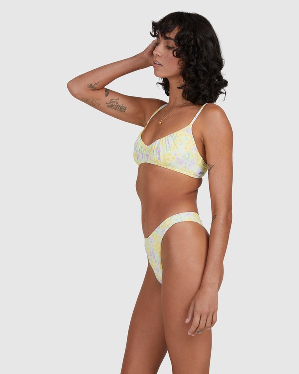 Billabong Tempest Skimpy Hike Bikiny Bottoms Citrón | BJEYRQ-430