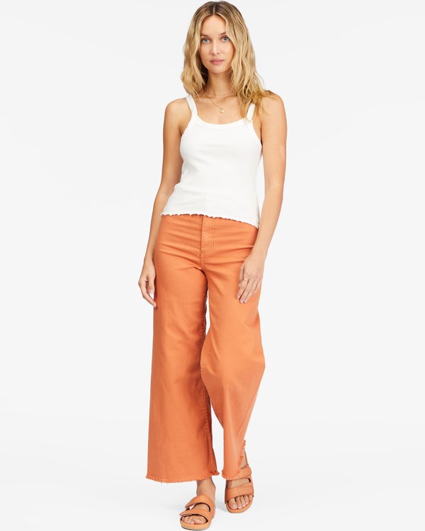 Billabong The Baby Knit Tank Top Salt Crystal | FVXHKO-952