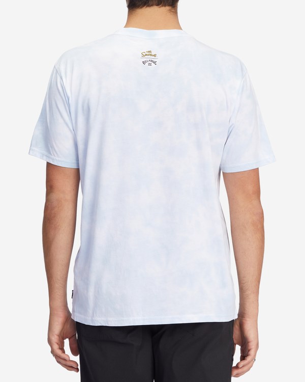 Billabong The Simpsons Couch Gag Tie-Dye Organic Krátké Sleeve T-Shirt Bílé | QCXYAG-849