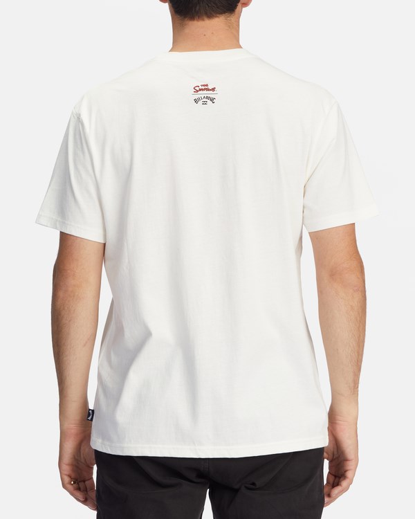 Billabong The Simpsons Duff Can Krátké Sleeve T-Shirt Bílé | ADGSQT-384