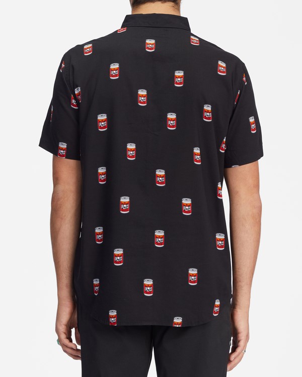 Billabong The Simpsons Duff Krátké Sleeve Shirt Černé | MNYXEZ-953