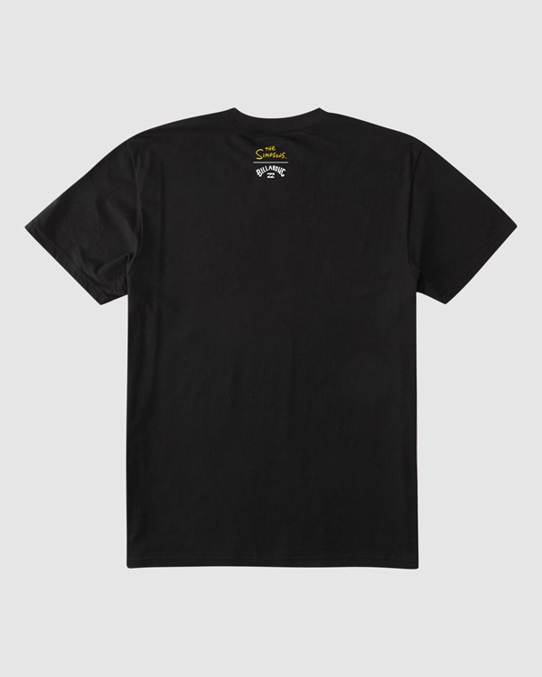 Billabong The Simpsons El Barto Organic Krátké Sleeve T-Shirt Černé | AQJHYI-958