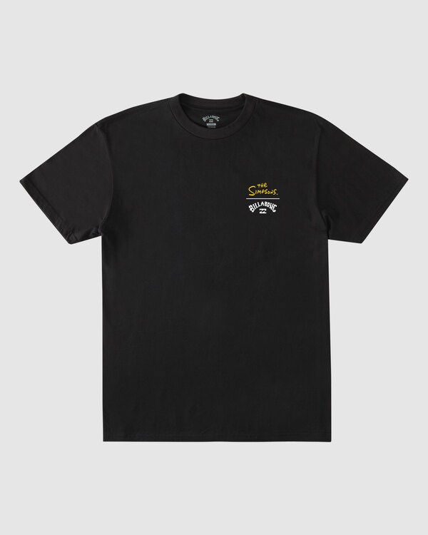 Billabong The Simpsons Family Couch Organic Krátké Sleeve T-Shirt Černé | AYUZBV-982