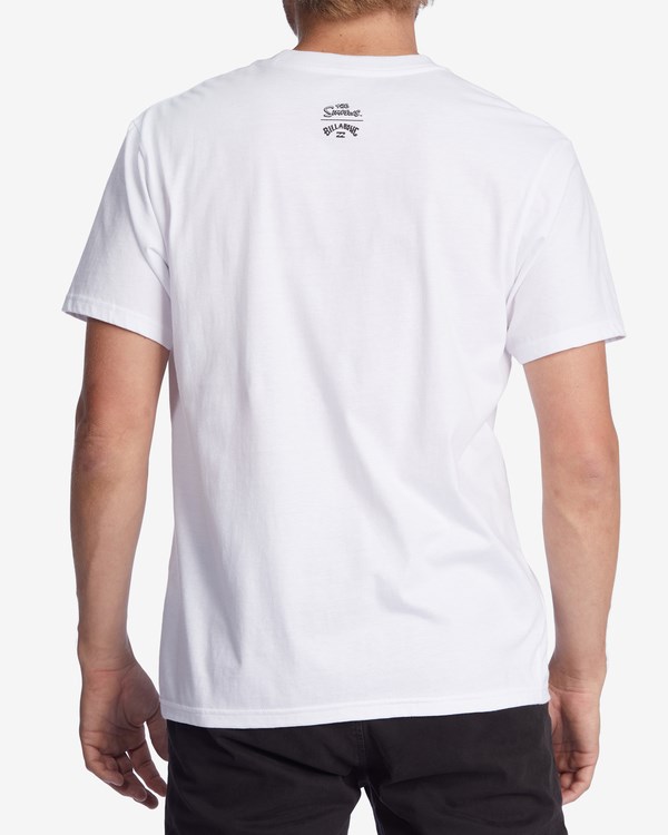 Billabong The Simpsons Family Keyline Organic Krátké Sleeve T-Shirt Bílé | OBETDK-439