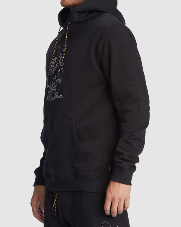 Billabong The Simpsons Family Keyline Pullover Hoodie Černé | UQPKJF-569