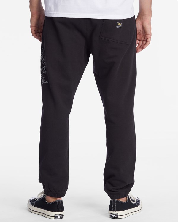 Billabong The Simpsons Family Keyline Sweatpants Černé | UEWVXM-947