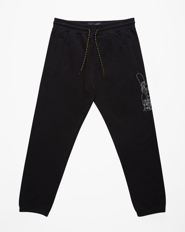 Billabong The Simpsons Family Keyline Sweatpants Černé | UEWVXM-947