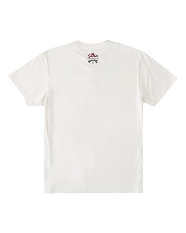 Billabong The Simpsons Krusty Wave Washed Organic Krátké Sleeve T-Shirt Bílé | OALIHQ-950