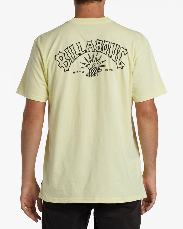 Billabong Theme Arch Krátké Sleeve T-Shirt Světle Zelene | EPARVJ-571