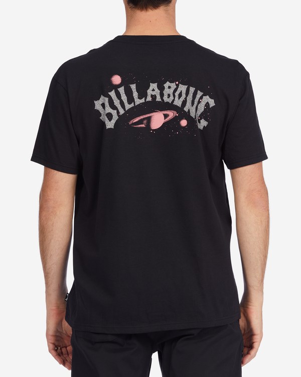 Billabong Theme Arch Krátké Sleeve T-Shirt Černé | GEYCMD-760