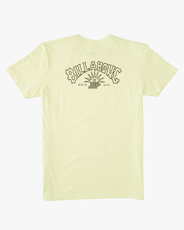 Billabong Theme Arch Krátké Sleeve T-Shirt Světle Zelene | ZBOKTF-615