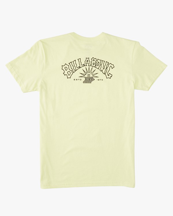Billabong Theme Arch Krátké Sleeve T-Shirt Světle Zelene | ZBOKTF-615
