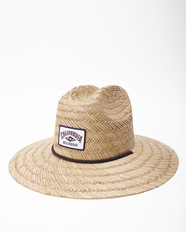 Billabong Tides California Straw Lifeguard Hat Bílé | ZQNFRY-672