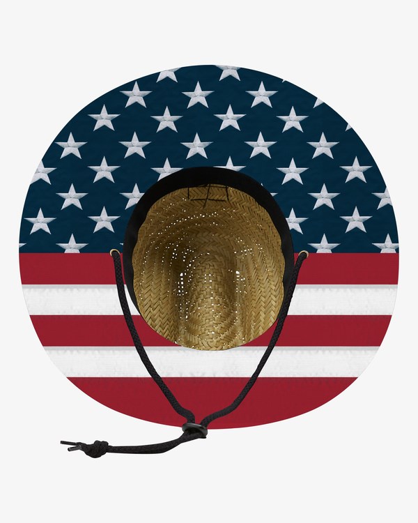 Billabong Tides July Straw Lifeguard Hat Tmavě Blankyt | WPUIEA-275