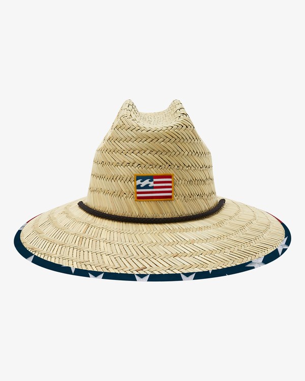 Billabong Tides July Straw Lifeguard Hat Tmavě Blankyt | WPUIEA-275