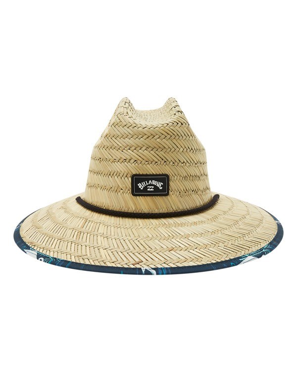 Billabong Tides Print Straw Lifeguard Hat Tmavě Blankyt | AYLWMG-086