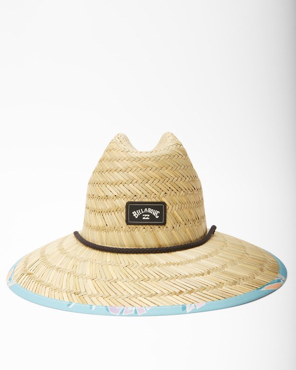 Billabong Tides Print Straw Lifeguard Hat Světle | BDJXZW-570