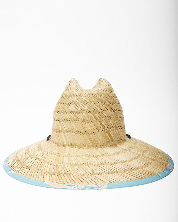 Billabong Tides Print Straw Lifeguard Hat Světle | BDJXZW-570