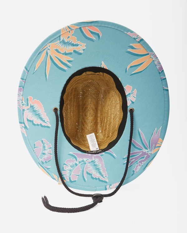 Billabong Tides Print Straw Lifeguard Hat Světle | JHZGMT-158