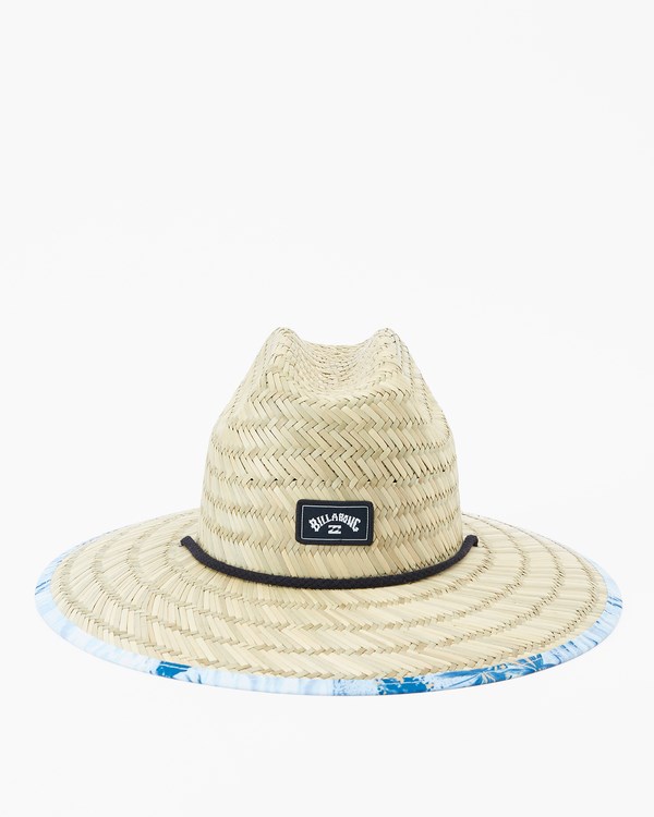 Billabong Tides Print Straw Lifeguard Hat Světle Blankyt | JSHVEO-627