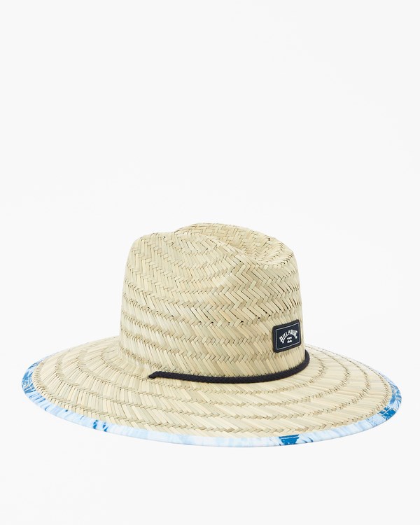 Billabong Tides Print Straw Lifeguard Hat Světle Blankyt | JSHVEO-627