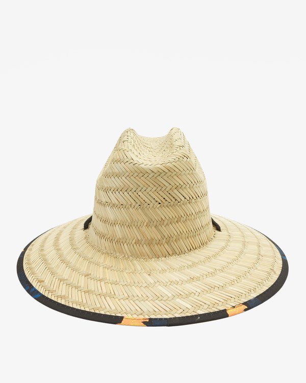 Billabong Tides Print Straw Lifeguard Hat Neon Night | LHQAFY-749