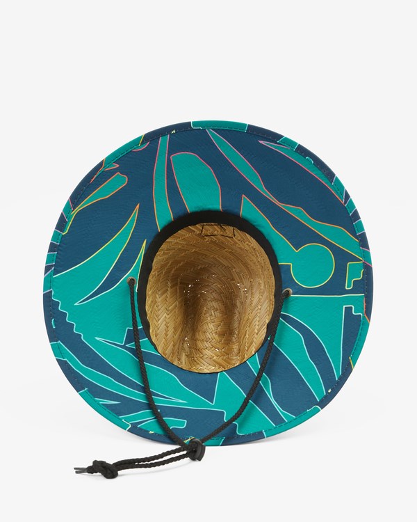 Billabong Tides Print Straw Lifeguard Hat Tmavě | NOWPRF-562
