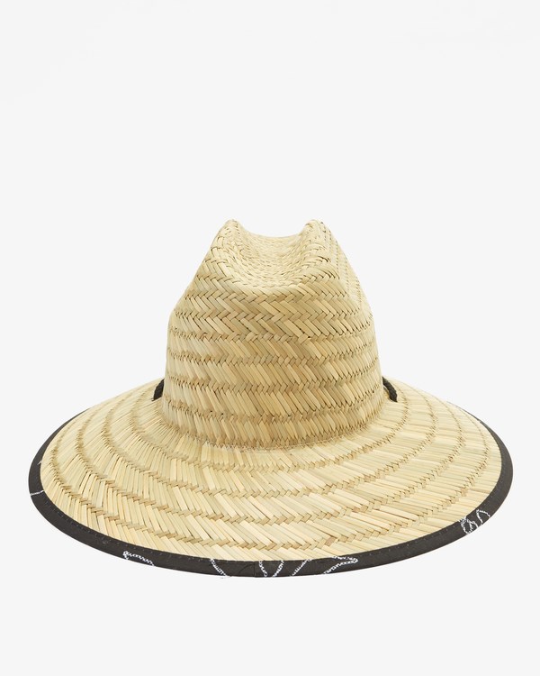 Billabong Tides Print Straw Lifeguard Hat Černé Bílé | QLMIVU-578