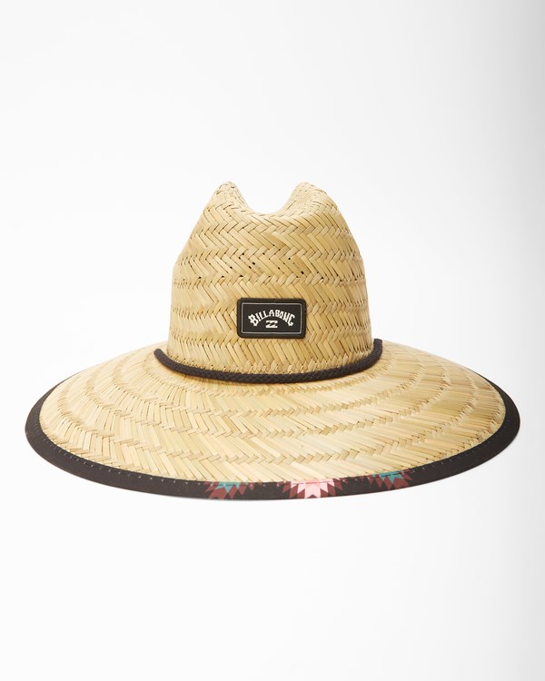 Billabong Tides Print Straw Lifeguard Hat Night | TGFADP-610