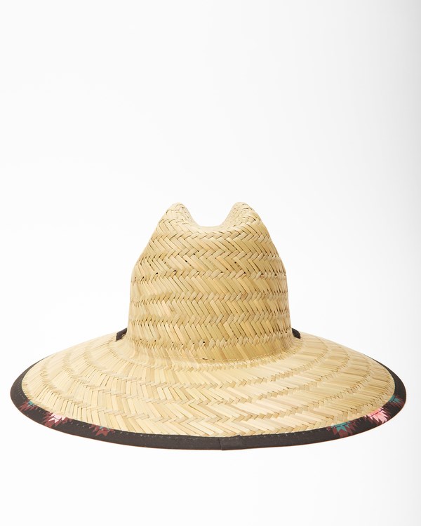 Billabong Tides Print Straw Lifeguard Hat Night | TGFADP-610