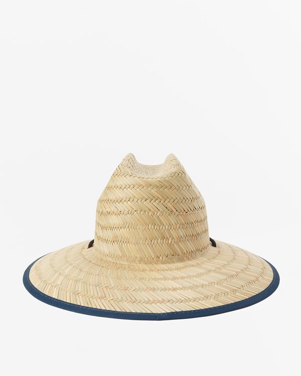 Billabong Tides Print Straw Lifeguard Hat Neon | TLKGZB-920